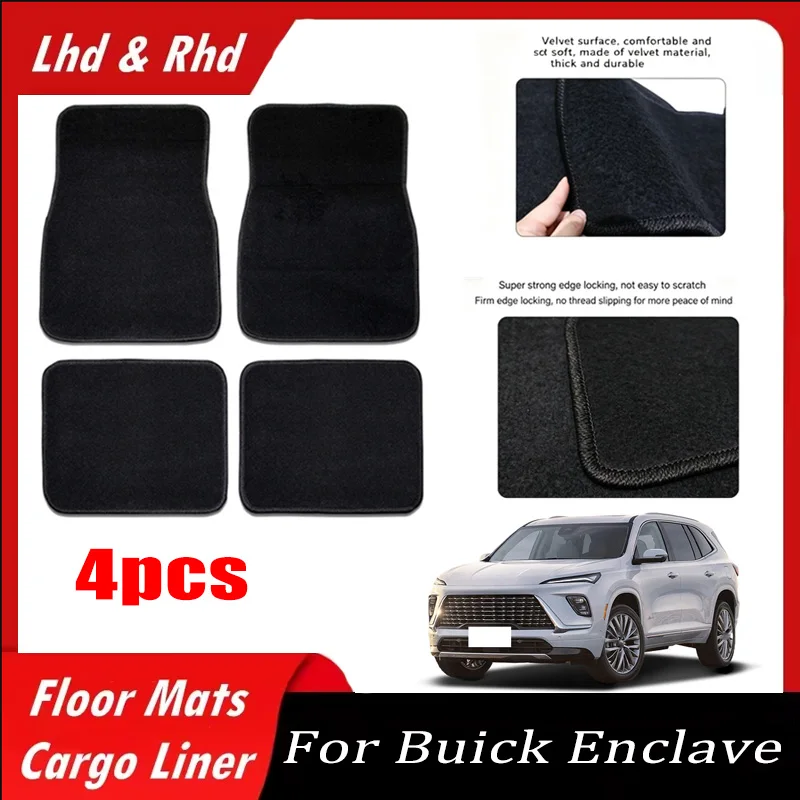 4pcs Car Floor Mats All-Weather Easy To Clean Durable Anti-Slip Interior Protection Floor Liners For Buick Enclave Accessories
4pcs Car Floor Mats All-Weather Easy To Clean Durable Anti-Slip Interior Protection Floor Liners For Buick Enclave Accessories