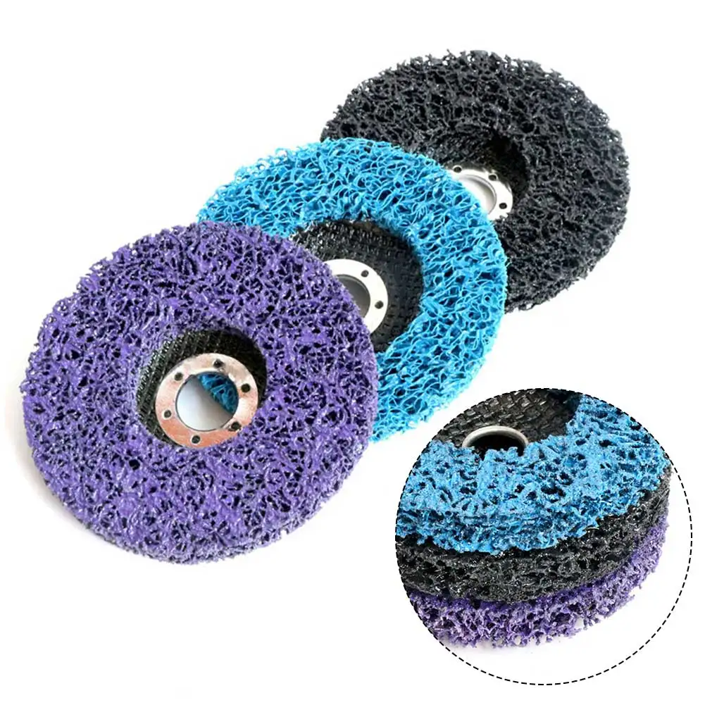 5/1Pcs Grinder Wheel Coral Disc Poly Strip Disc Grinder Strip Disc Abrasive Wheel Paint Rust Removal Clean For Angle Grinder
5/1Pcs Grinder Wheel Coral Disc Poly Strip Disc Grinder Strip Disc Abrasive Wheel Paint Rust Removal Clean For Angle Grinder