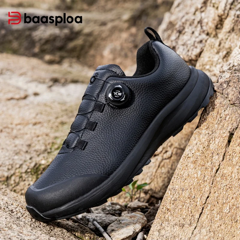 Baasploa Men's Hiking Shoes Dial Closure Outdoor Trail Sneakers Comfort Trekking Walking Shoes Durable Grip Outdoor Footwear
Baasploa Men's Hiking Shoes Dial Closure Outdoor Trail Sneakers Comfort Trekking Walking Shoes Durable Grip Outdoor Footwear