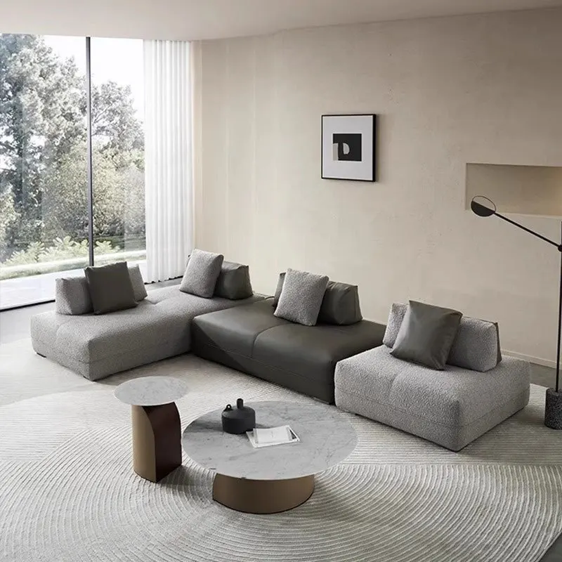 Sofa large apartment fabric backer sofa modern simple large flat layer without armrests
Sofa large apartment fabric backer sofa modern simple large flat layer without armrests