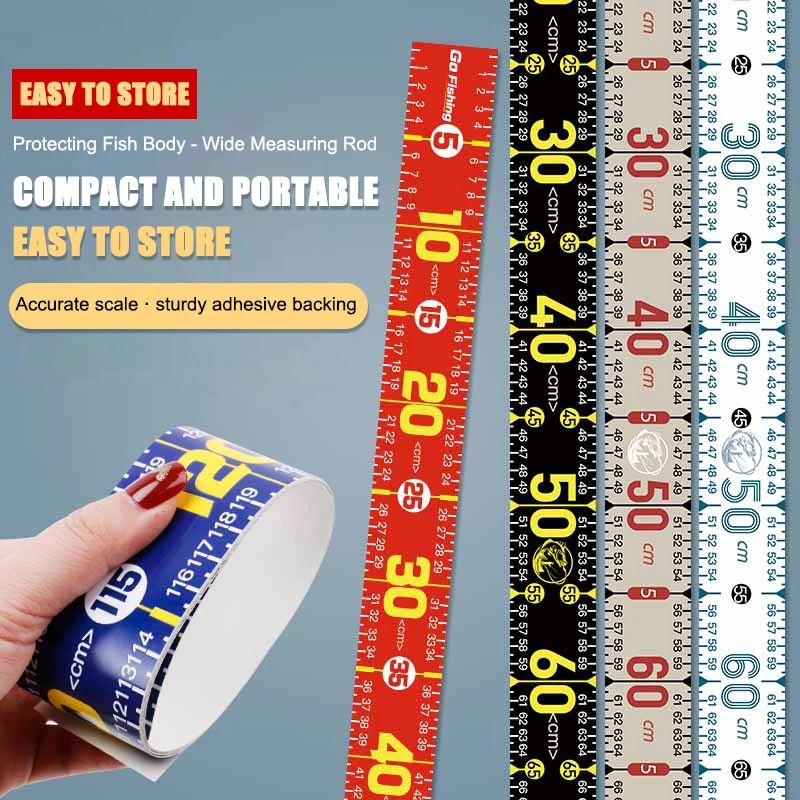1pc Waterproof Fish Measuring Ruler 130cm Foldable Fishing Measuring Tape Sticker Fishing Accessories Tackle Tool
1pc Waterproof Fish Measuring Ruler 130cm Foldable Fishing Measuring Tape Sticker Fishing Accessories Tackle Tool