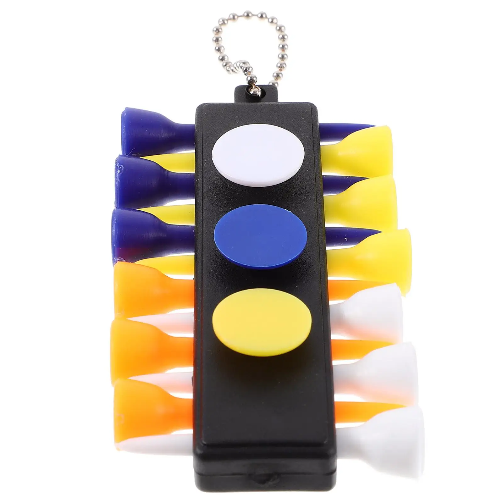 12 Golf Tee Holders Portable 12 Tees 2 Markers 54mm Length Plastic Key Chain Attach Bag Cart Essential Accessory
12 Golf Tee Holders Portable 12 Tees 2 Markers 54mm Length Plastic Key Chain Attach Bag Cart Essential Accessory