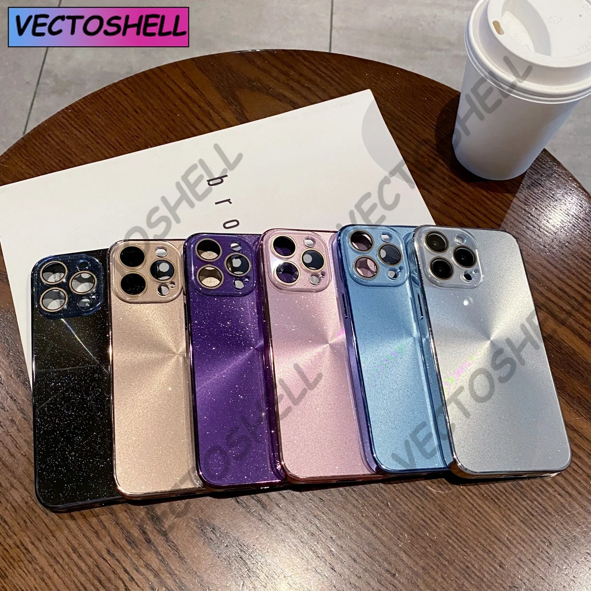 Luxury AG Plating Bling Glitter Glass Lens Protection Case For iPhone 16 15 14 Plus 13 12 11 Pro Max Laser Aurora Pattern Cover
Luxury AG Plating Bling Glitter Glass Lens Protection Case For iPhone 16 15 14 Plus 13 12 11 Pro Max Laser Aurora Pattern Cover