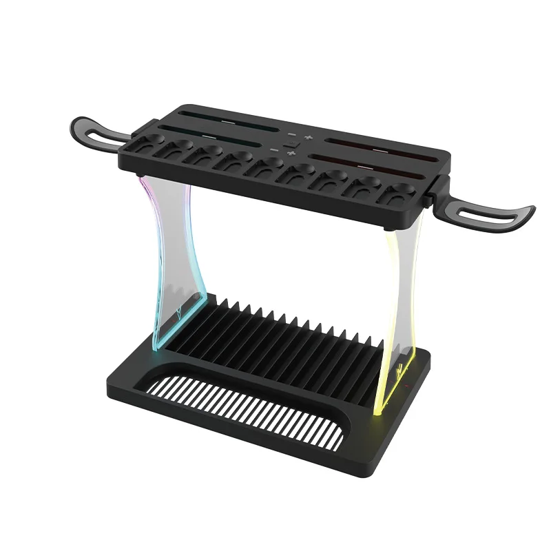 Storage Stand For Switch2 Game Console Organizer for NS2 Controller Charger Headset Hanger to Store Game Card with RGB Light
Storage Stand For Switch2 Game Console Organizer for NS2 Controller Charger Headset Hanger to Store Game Card with RGB Light