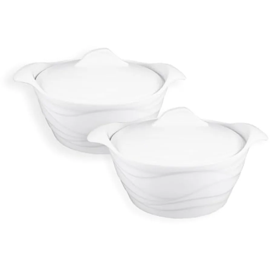 Casserole Dish.8 French White Ceramic Bakeware with Lids, Chip and Crack Resistant Stoneware Bakg Dish, Microwave, Dishwasher,
Casserole Dish.8 French White Ceramic Bakeware with Lids, Chip and Crack Resistant Stoneware Bakg Dish, Microwave, Dishwasher,