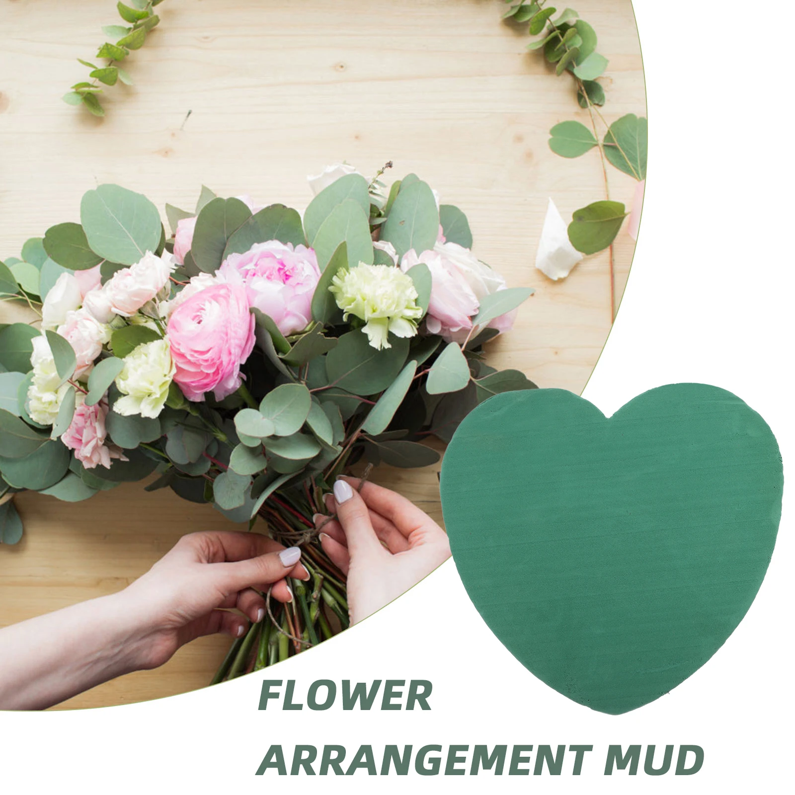 Heart Shaped Flower Arrangement Mud Wedding Decor Foam Blocks Easy Practical Gardening Accessories
Heart Shaped Flower Arrangement Mud Wedding Decor Foam Blocks Easy Practical Gardening Accessories