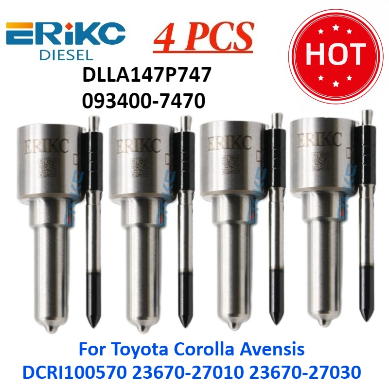 Форсунка DLLA147P747 (093400-7470) Форсунка дизельного топлива для Toyota Corolla E11 E12/Avensa DCRI100570 23670-27010 23670-27030
Форсунка DLLA147P747 (093400-7470) Форсунка дизельного топлива для Toyota Corolla E11 E12/Avensa DCRI100570 23670-27010 23670-27030