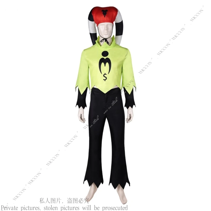 Fantasy Blitzo Cosplay Fizzarolli Costume Hat Jacket Pants Suit Anime Cartoon Helluva Role Play Outfit Halloween Carnival Party
Fantasy Blitzo Cosplay Fizzarolli Costume Hat Jacket Pants Suit Anime Cartoon Helluva Role Play Outfit Halloween Carnival Party
