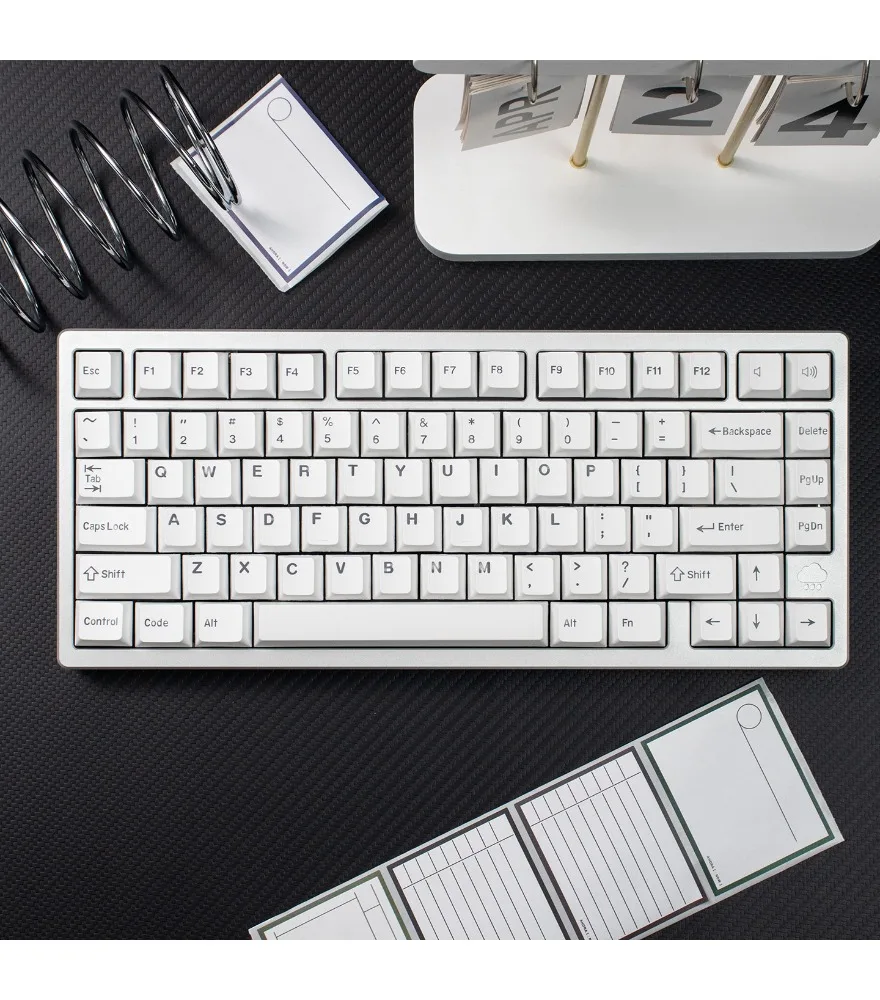 Minimal white character light-transmitting keycap 155 keys PBT two-color customization Original factory suitable for Wooting
Minimal white character light-transmitting keycap 155 keys PBT two-color customization Original factory suitable for Wooting
