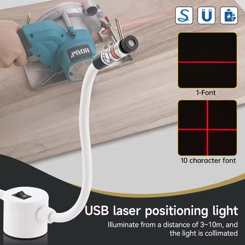 DC5V Led Sewing Position Light USB Powered Dot/Line/Cross Infrared Laser Factory Working Lamp Magnetic for Lathe
DC5V Led Sewing Position Light USB Powered Dot/Line/Cross Infrared Laser Factory Working Lamp Magnetic for Lathe