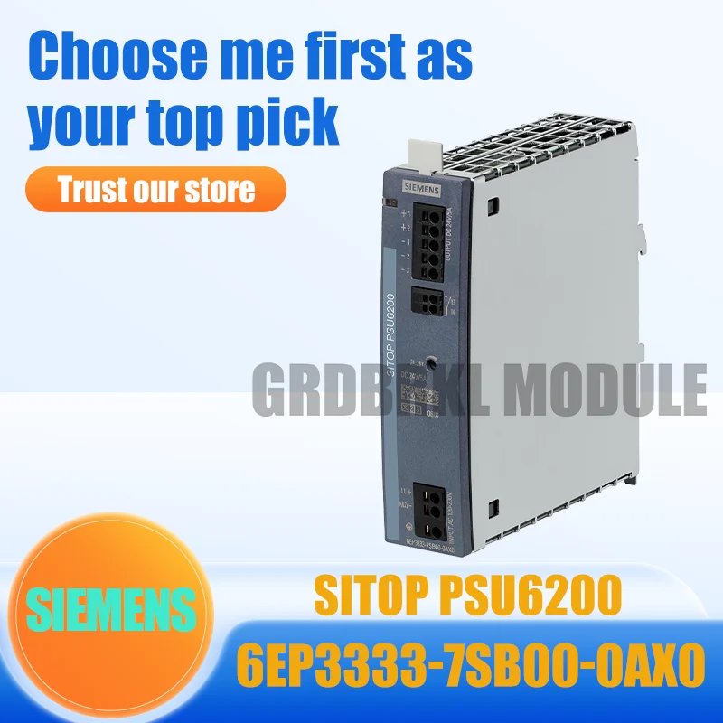 New Original SIEMENS 6EP3333-7SB00-0AX0 SITOP PSU6200 24V 5A Power Supply
New Original SIEMENS 6EP3333-7SB00-0AX0 SITOP PSU6200 24V 5A Power Supply