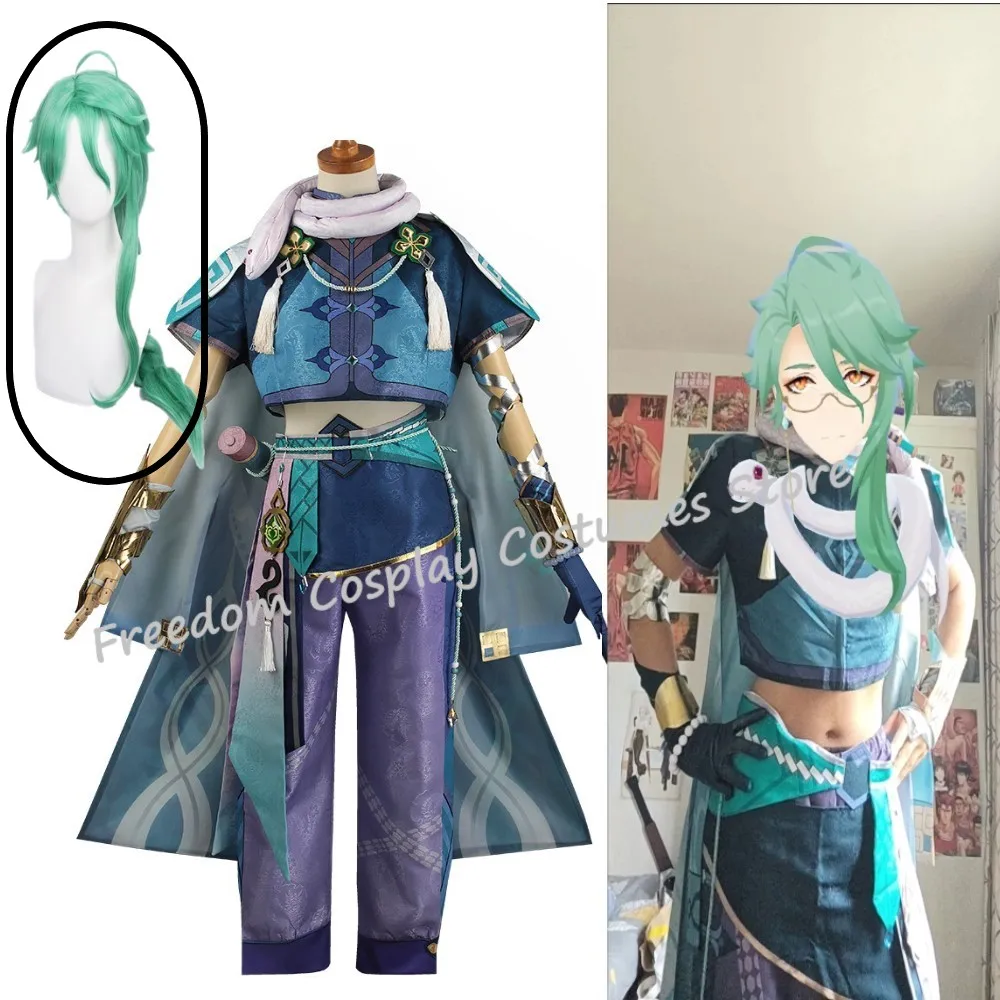 Game Genshin Impact Baizhu Cosplay Costume Green Wig Uniform Anime Halloween Party Costumes Masquerade Men Women Props
Game Genshin Impact Baizhu Cosplay Costume Green Wig Uniform Anime Halloween Party Costumes Masquerade Men Women Props