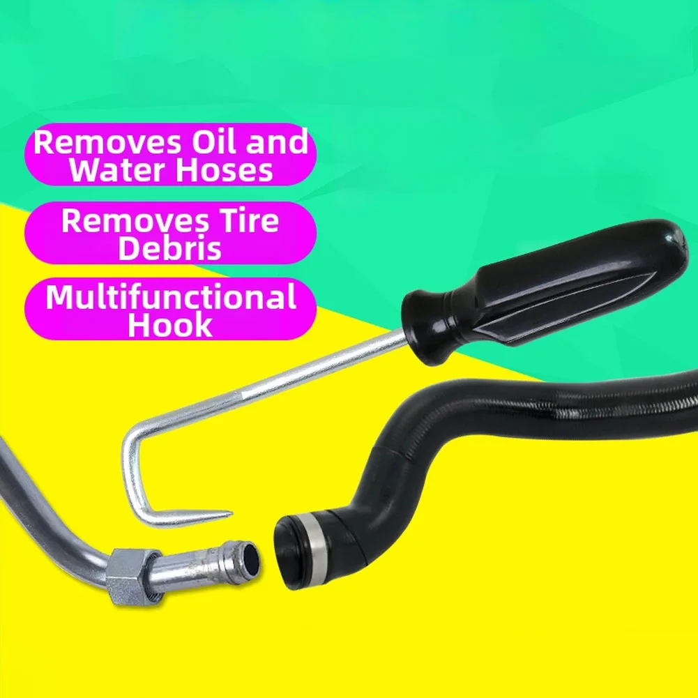 Fuel Hose Disconnect Tool Constructed from Steel with Curved Form Factor to Enable Controlled Removal of Water Pipes and Tubing
Fuel Hose Disconnect Tool Constructed from Steel with Curved Form Factor to Enable Controlled Removal of Water Pipes and Tubing