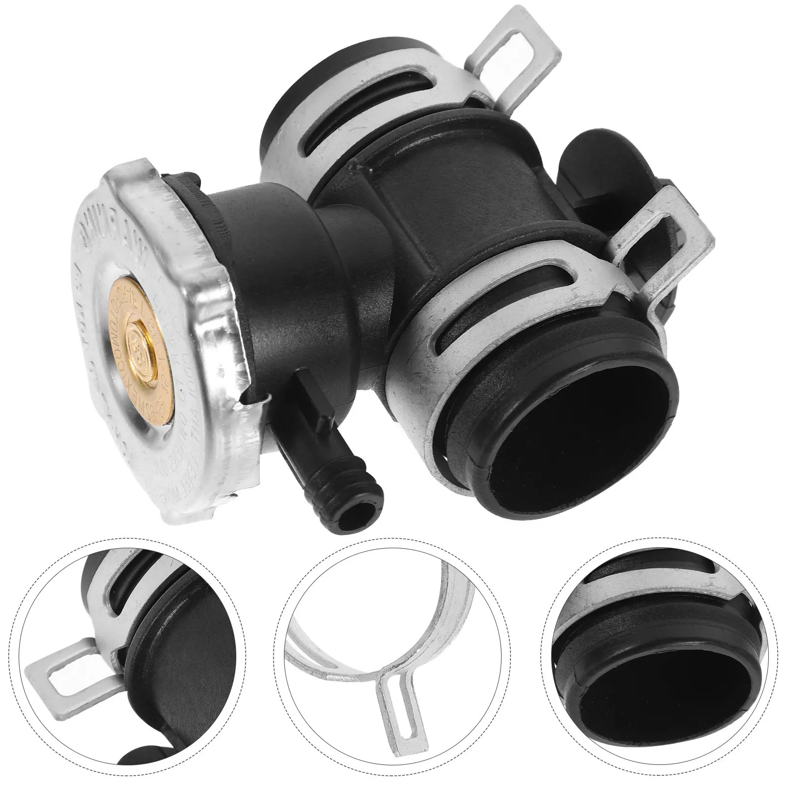 1 Set Car Radiator Tank Cover Rubber Steel Wear Resistant Heat Resistant Coolant Hose Cap Professional Vehicle Water Tank Cover
1 Set Car Radiator Tank Cover Rubber Steel Wear Resistant Heat Resistant Coolant Hose Cap Professional Vehicle Water Tank Cover