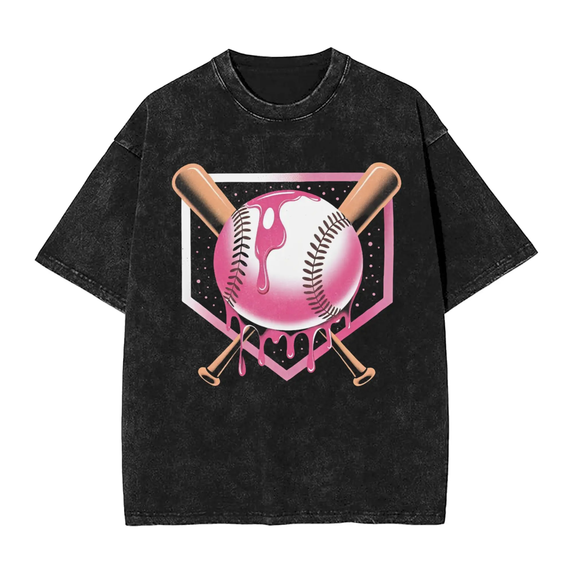 Baseball Bat Ice Cream Watercolor Softball T-Shirt for Men Washed T Shirt Ice Cream Dripping Baseball Home Plate Drip Boys Tees
Baseball Bat Ice Cream Watercolor Softball T-Shirt for Men Washed T Shirt Ice Cream Dripping Baseball Home Plate Drip Boys Tees