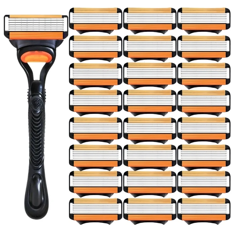 Suitable for fusion series men's facial original shaver hair removal safety 6-layer manual shaver blade replacement
Suitable for fusion series men's facial original shaver hair removal safety 6-layer manual shaver blade replacement