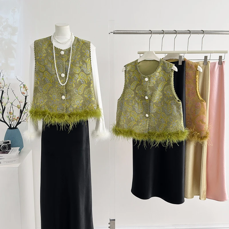 Retro Women's Vest Versatile Slimming Personality New Chinese Style Trendy Autumn 2026 Fashionable Commute Cotton Blend
Retro Women's Vest Versatile Slimming Personality New Chinese Style Trendy Autumn 2026 Fashionable Commute Cotton Blend