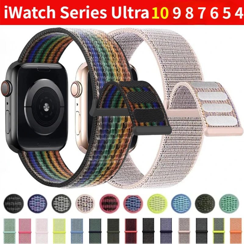 Ремешок нейлоновый для Apple Watch 10 9 8 7 45 мм 41 мм 42 мм 46 мм Ultra 2 49 мм
Ремешок нейлоновый для Apple Watch 10 9 8 7 45 мм 41 мм 42 мм 46 мм Ultra 2 49 мм
