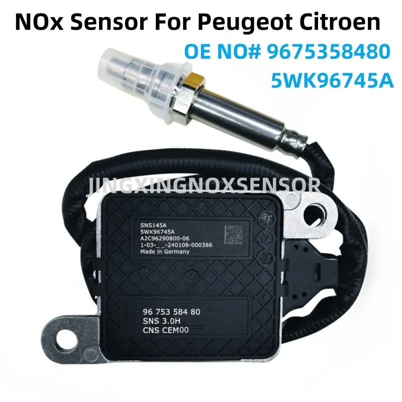 5WK96745A 9675358480 Original New Nitrogen Oxygen NOx Sensor For VAUXHALL Citroen C3 C4 DS3 208 2008 308 3008 508
5WK96745A 9675358480 Original New Nitrogen Oxygen NOx Sensor For VAUXHALL Citroen C3 C4 DS3 208 2008 308 3008 508