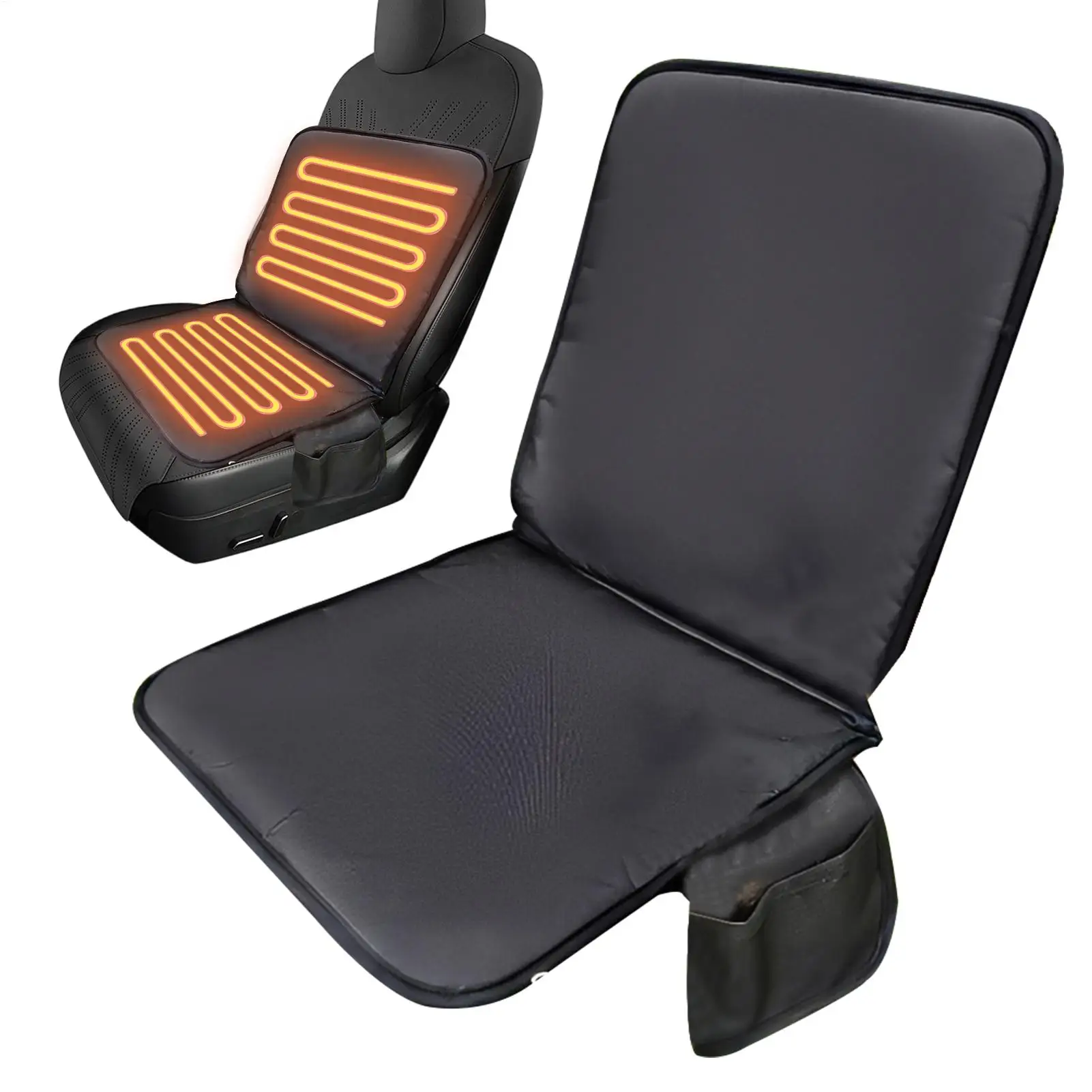 3 Mode Adjustable Heated Cushion With Backrest, Portable Camping Heated Seat Cushion, Foldable USB Electric Heating Seat Cushion
3 Mode Adjustable Heated Cushion With Backrest, Portable Camping Heated Seat Cushion, Foldable USB Electric Heating Seat Cushion