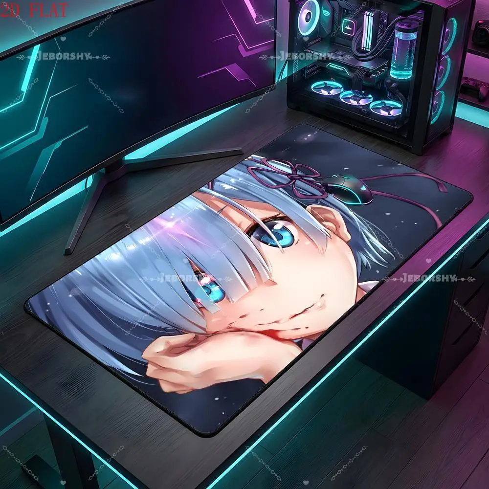 Cute Anime Girl with Blue Eyes Desk Mat - Extended Anti-slip Gaming Mouse Pad, Dark Background & Pink Ribbon, Great Gift
Cute Anime Girl with Blue Eyes Desk Mat - Extended Anti-slip Gaming Mouse Pad, Dark Background & Pink Ribbon, Great Gift