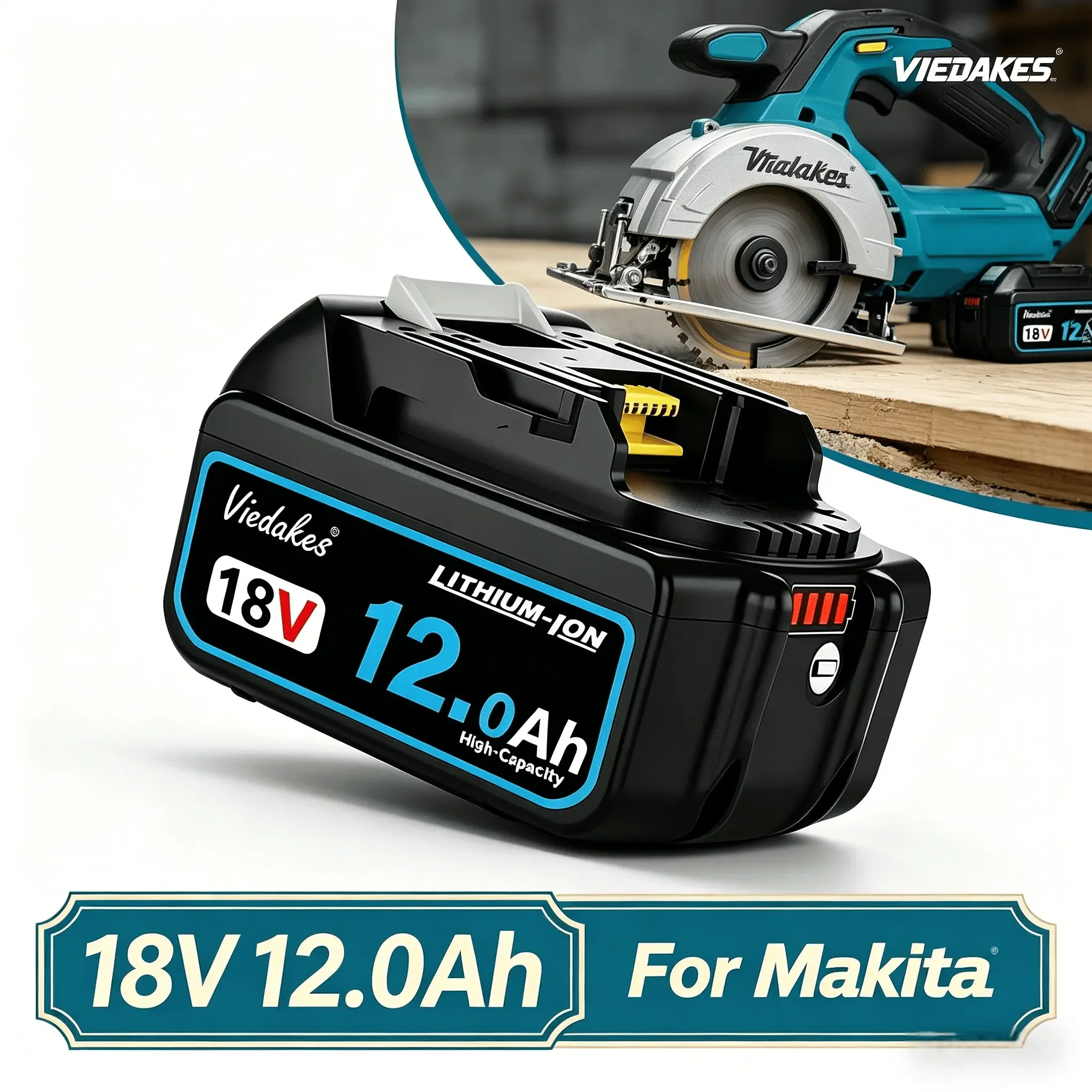 For Makita Battery 18V VIEDAKES 8.0Ah 12.0Ah BL1860B BL1840 LXT TW181D TD181D 마끼다18v 배터리
For Makita Battery 18V VIEDAKES 8.0Ah 12.0Ah BL1860B BL1840 LXT TW181D TD181D 마끼다18v 배터리