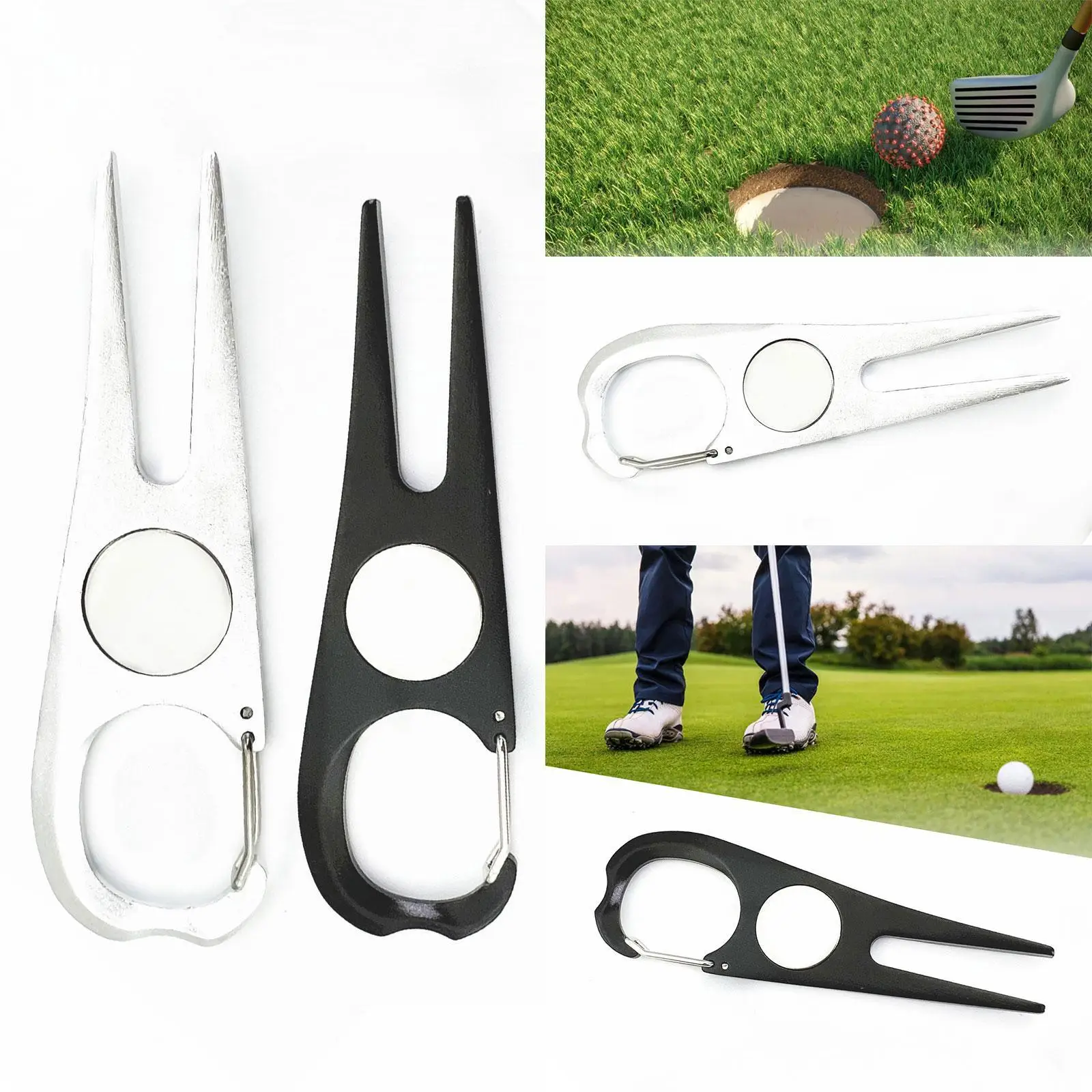 Golf Divot Tool Aluminum Alloy Handle Replacement Accessories Pitch Fork
Golf Divot Tool Aluminum Alloy Handle Replacement Accessories Pitch Fork