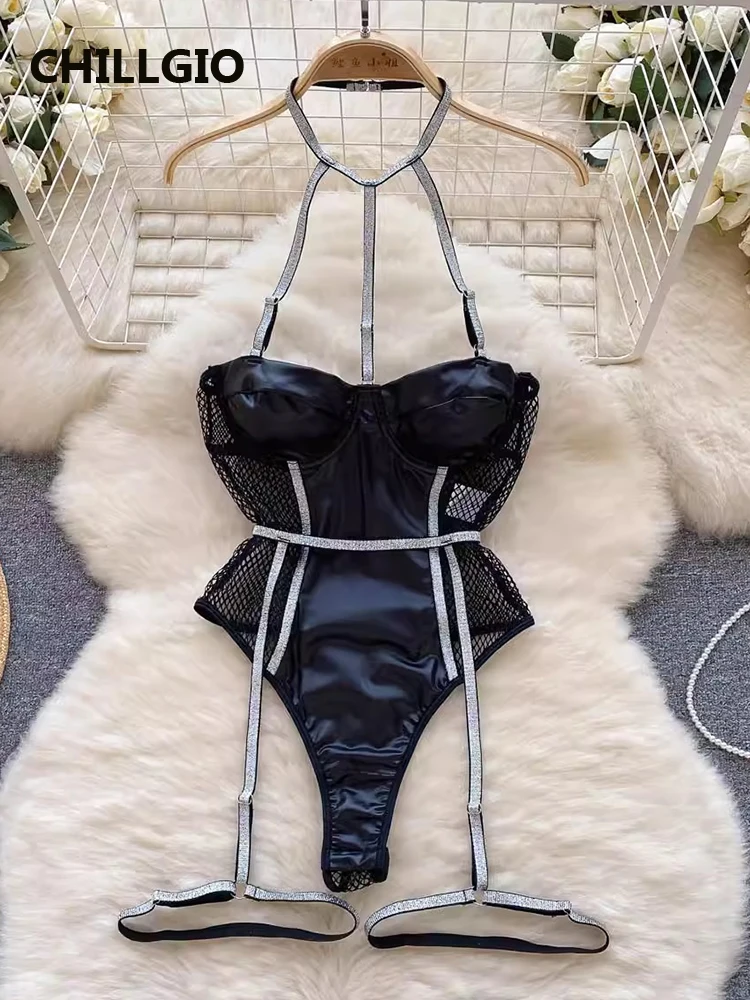 CHILLGIO Women Sexy Backless Halter Bodysuits Bodycon Slim Hollow Onesie Lingerie Erotic Fashion One Piece Combination Rompers
CHILLGIO Women Sexy Backless Halter Bodysuits Bodycon Slim Hollow Onesie Lingerie Erotic Fashion One Piece Combination Rompers