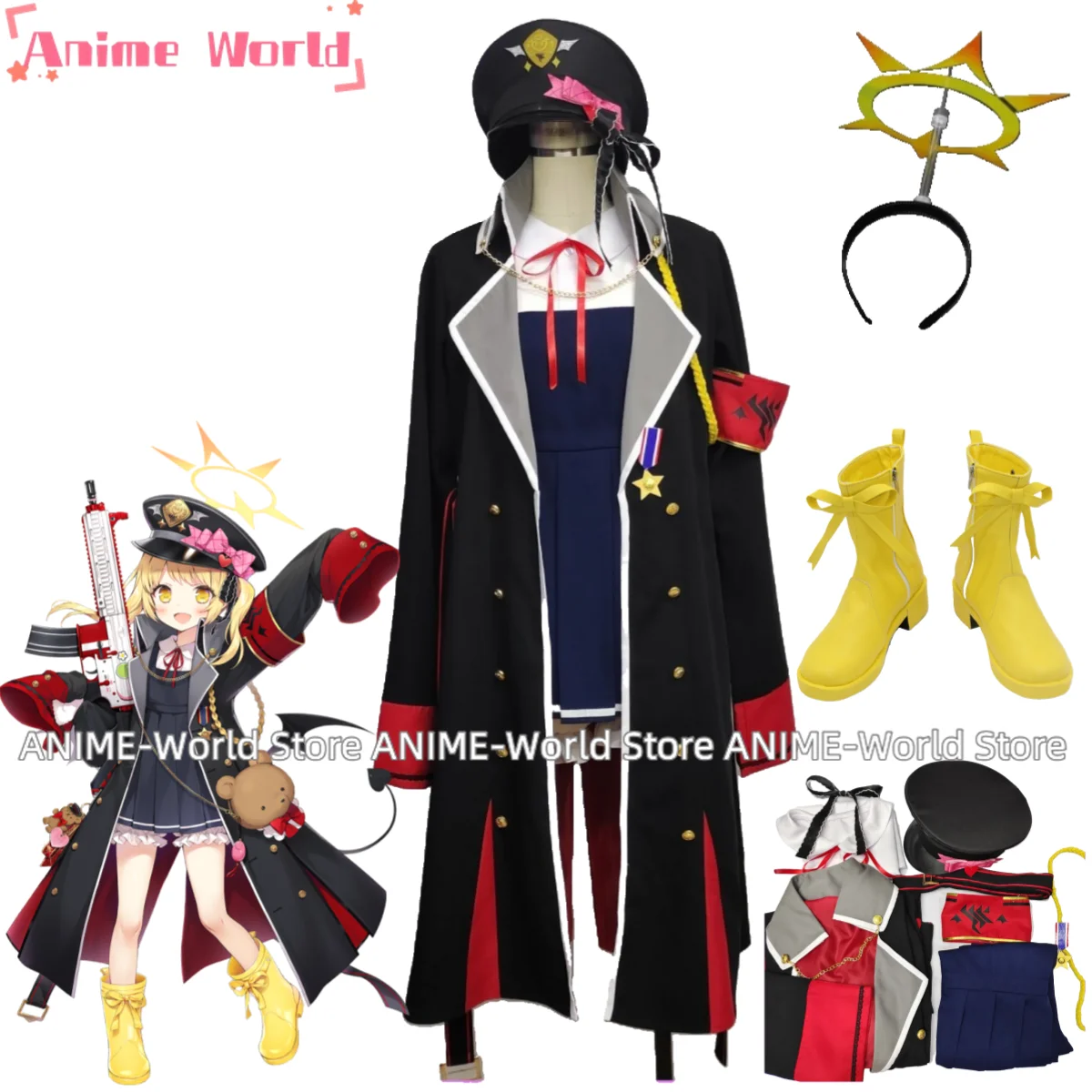 《Custom Size》Blue Archive IJN Ibuki Game Suit Gorgeous Military Uniform Cosplay Costume Halloween Carnival Party Shoes Aura
《Custom Size》Blue Archive IJN Ibuki Game Suit Gorgeous Military Uniform Cosplay Costume Halloween Carnival Party Shoes Aura