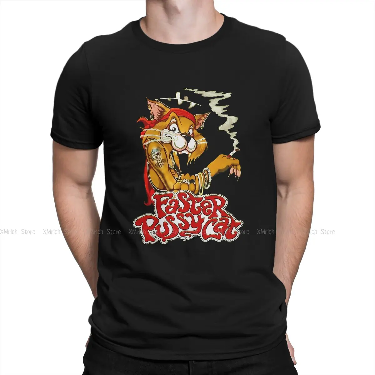 Футболка Faster Pussycat мужская хлопковая, Потрясающая рубашка с круглым вырезом, футболка с коротким рукавом
Футболка Faster Pussycat мужская хлопковая, Потрясающая рубашка с круглым вырезом, футболка с коротким рукавом
