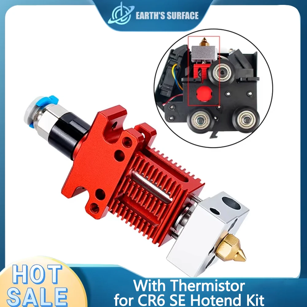 3D Printer Parts CR6 SE All Metal Hotend Kits J-head Assembled Print Head Break Heater Thermistor for Ender 3 CR6 SE CR5 Pro
3D Printer Parts CR6 SE All Metal Hotend Kits J-head Assembled Print Head Break Heater Thermistor for Ender 3 CR6 SE CR5 Pro