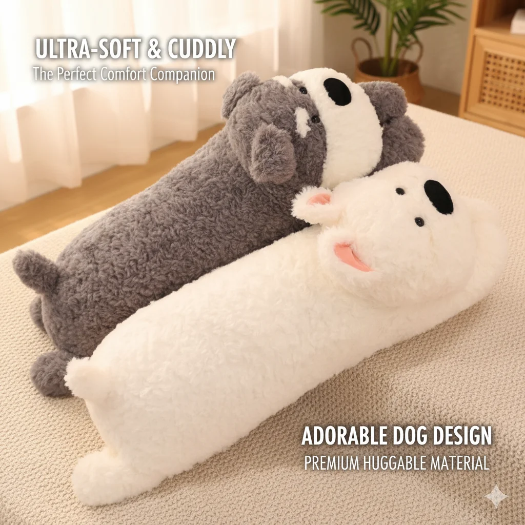 Kawaii Fluffy Big West Highland Dog White Terrier Plushie Soft Cute Puppy Plush Toy Stuffed Animal Appease Doll Long Pillow
Kawaii Fluffy Big West Highland Dog White Terrier Plushie Soft Cute Puppy Plush Toy Stuffed Animal Appease Doll Long Pillow