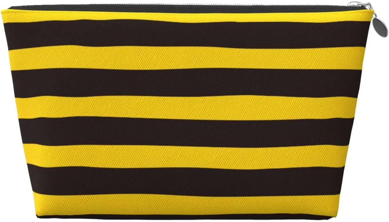 Bee Stripe Makeup Bag Women Travel Size Toiletries Leather Waterproof Toiletry Bag Travel Essentials for Shampoo, Conditioner, P
Bee Stripe Makeup Bag Women Travel Size Toiletries Leather Waterproof Toiletry Bag Travel Essentials for Shampoo, Conditioner, P