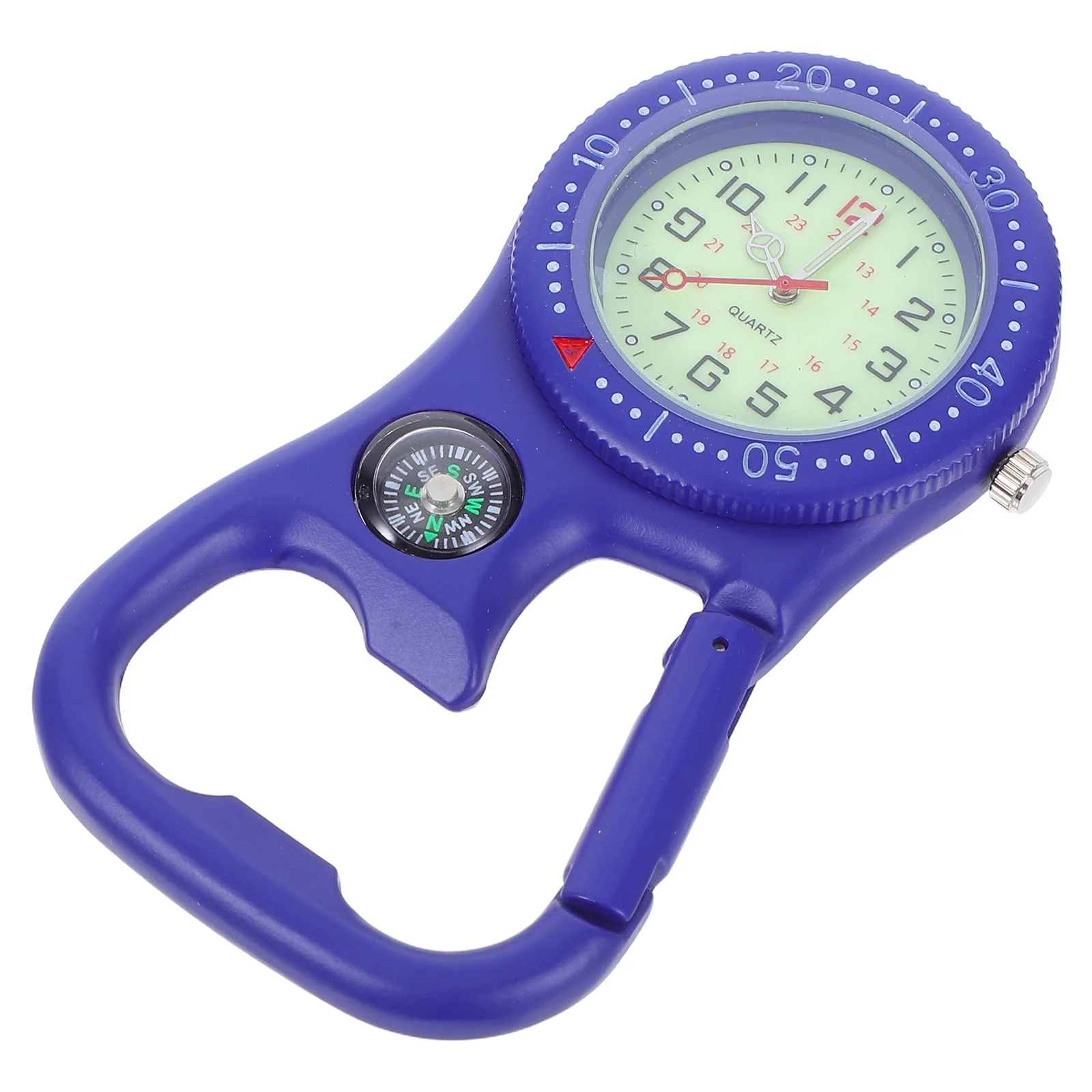 Carabiner Watch Compass Clip- Bottle Opener Camping Hiking 
Carabiner Watch Compass Clip- Bottle Opener Camping Hiking