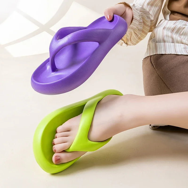 Candy Color Summer Beach Flip Flops Women Soft Sole Lightweight Clip Toe EVA Cloud Slippers Woman Platform Non Slip Sandals 41
Candy Color Summer Beach Flip Flops Women Soft Sole Lightweight Clip Toe EVA Cloud Slippers Woman Platform Non Slip Sandals 41