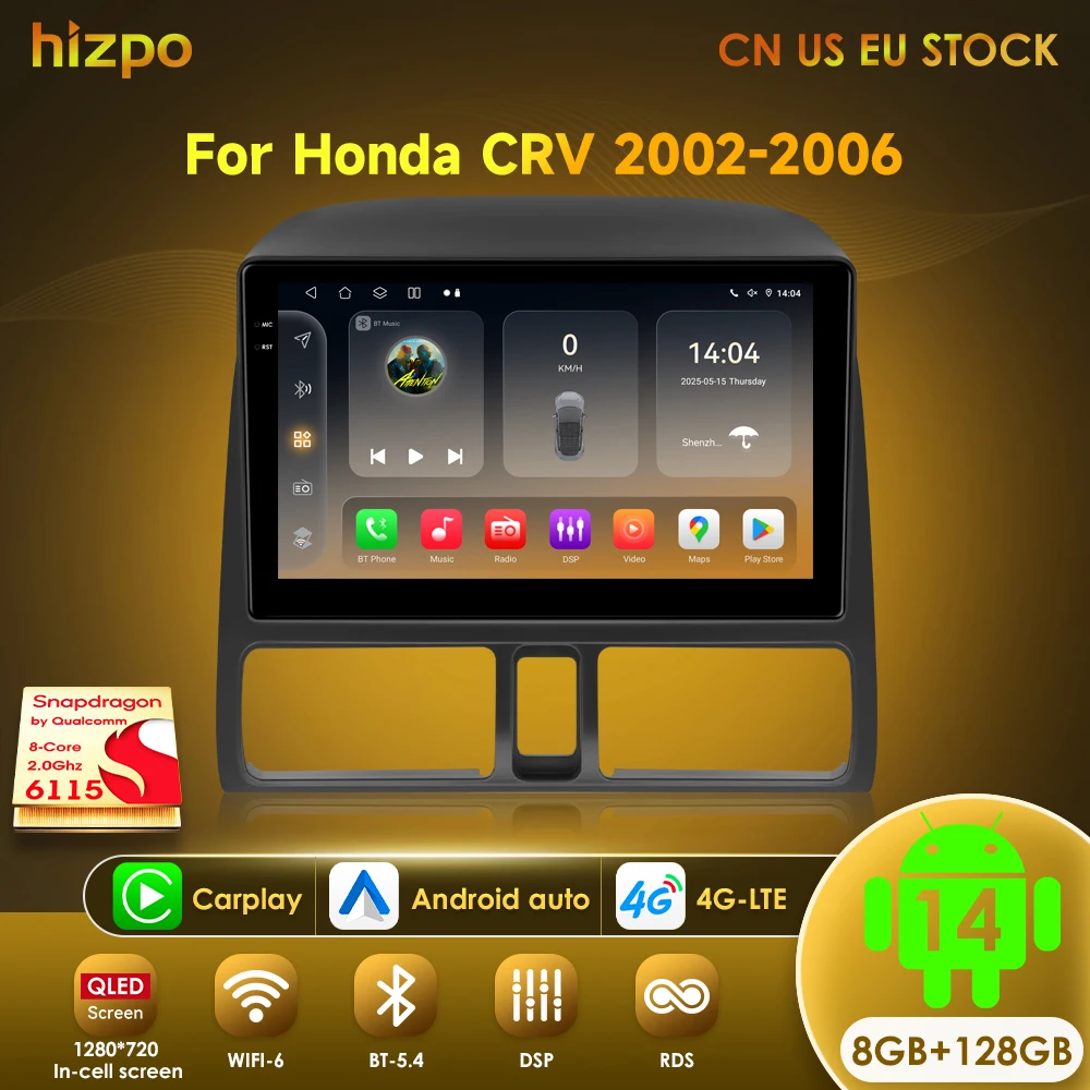 Hizpo 2din Android Авто радио для Honda CR-V 2 CRV 2002-2006 Автомобильный мультимедийный 6115 Видеоплеер Carplay GPS 2 Din Стерео головное устройство
Hizpo 2din Android Авто радио для Honda CR-V 2 CRV 2002-2006 Автомобильный мультимедийный 6115 Видеоплеер Carplay GPS 2 Din Стерео головное устройство