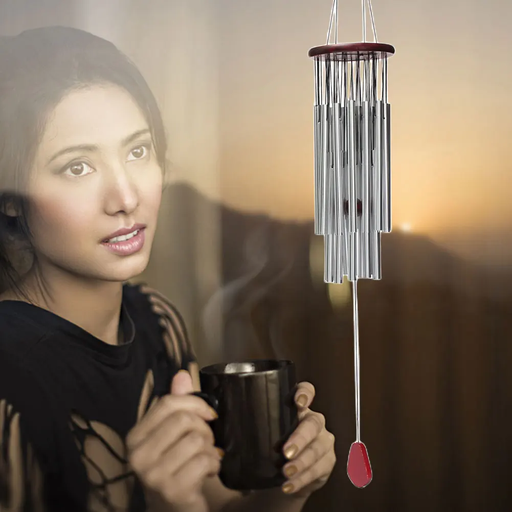 27 Tubes Outdoor Pendant Anti-rust Hanging Wind Bell Aluminum Multi-tube Wind Chime Fashion Pendants Indoor Pathway Home Decor
27 Tubes Outdoor Pendant Anti-rust Hanging Wind Bell Aluminum Multi-tube Wind Chime Fashion Pendants Indoor Pathway Home Decor