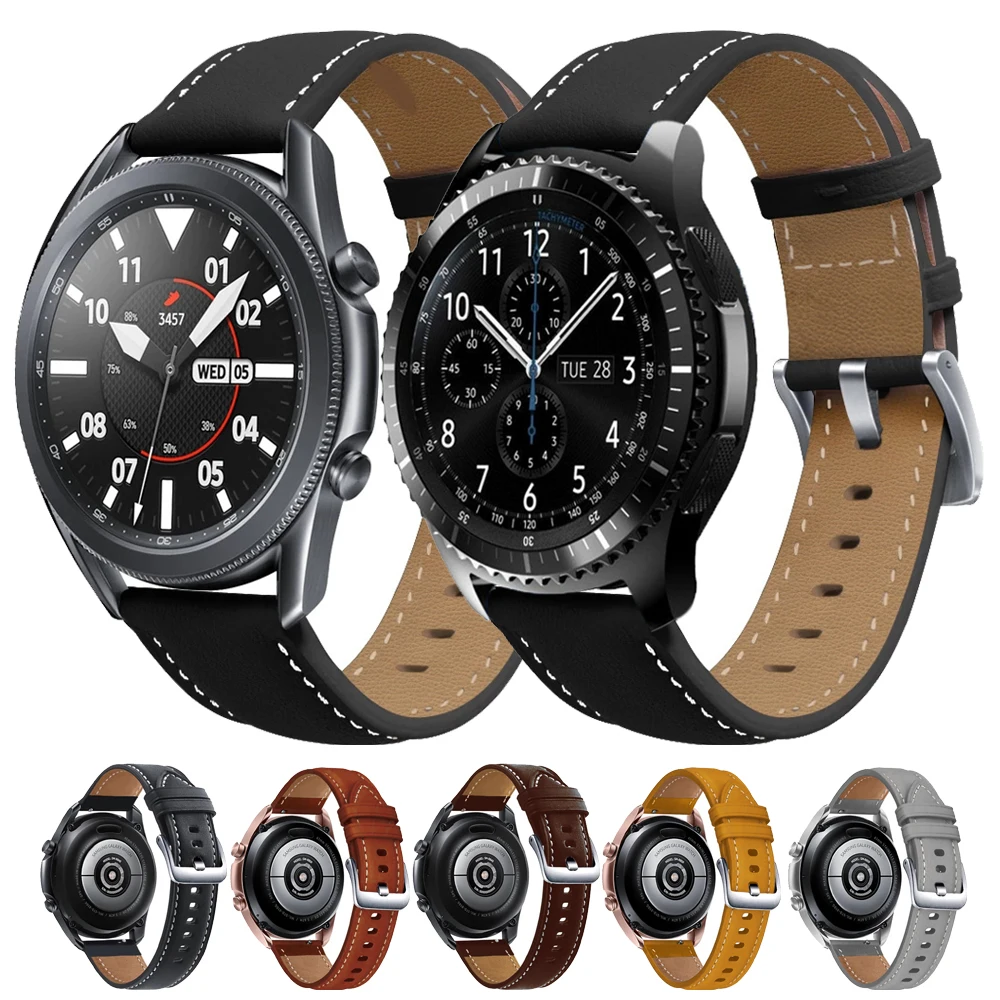 Кожаный ремешок для Samsung Galaxy Watch 4/5 40 мм 44 мм Gear S3 S2 Watch 5 Pro 45 мм Galaxy 46 мм, умный Браслет для часов 20 мм 22 мм
Кожаный ремешок для Samsung Galaxy Watch 4/5 40 мм 44 мм Gear S3 S2 Watch 5 Pro 45 мм Galaxy 46 мм, умный Браслет для часов 20 мм 22 мм