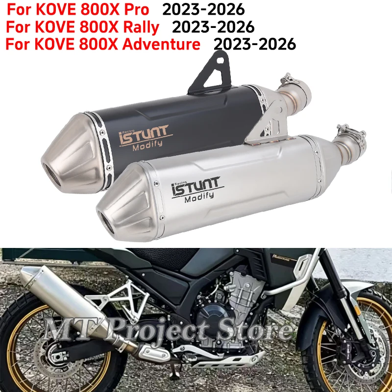 Slip On For Kove 800X 800 X Adventure Rally Pro 2023-2026 Motorcycle Espace Exhaust System Mid Link Pipe Muffler With DB Killer
Slip On For Kove 800X 800 X Adventure Rally Pro 2023-2026 Motorcycle Espace Exhaust System Mid Link Pipe Muffler With DB Killer