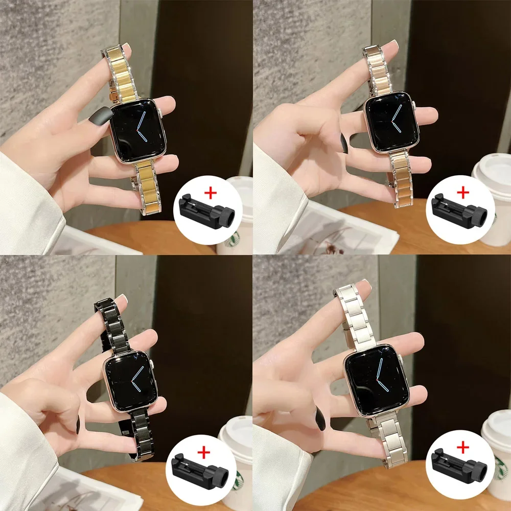 Ремешок металлический для Apple Watch Series 8 7 6 SE 5 45 мм 41 мм 40 мм 44 мм, классический браслет из нержавеющей стали для iWatch Ultra 49 мм 42 мм Correa
Ремешок металлический для Apple Watch Series 8 7 6 SE 5 45 мм 41 мм 40 мм 44 мм, классический браслет из нержавеющей стали для iWatch Ultra 49 мм 42 мм Correa