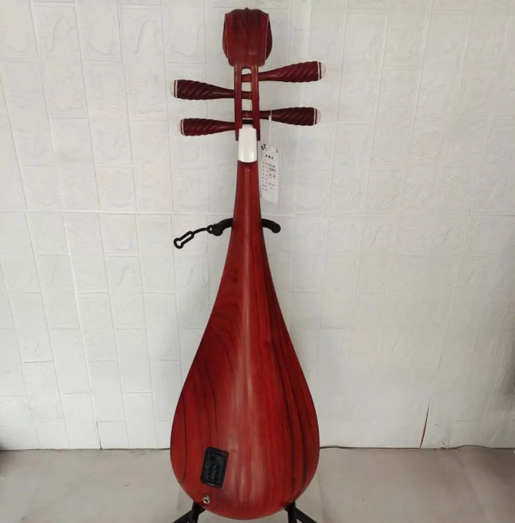 Electroacoustic pipa Built in microphone Can connect speakers Chinese string instruments
Electroacoustic pipa Built in microphone Can connect speakers Chinese string instruments