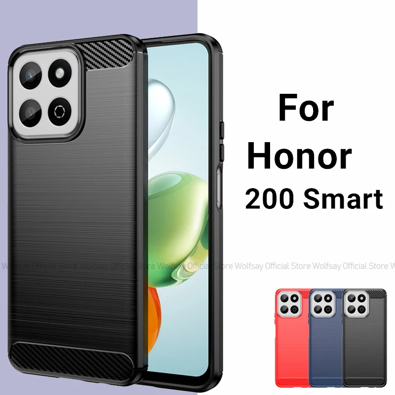 For Honor 200 Smart Case Honor 200 Smart Cover Funda Brushed TPU Rubber Phone Case Shockproof Protective Cover Honor 200 Smart
For Honor 200 Smart Case Honor 200 Smart Cover Funda Brushed TPU Rubber Phone Case Shockproof Protective Cover Honor 200 Smart
