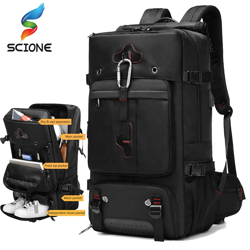 70L Men's Multifunction Travel Backpack Outdoor Fitness Sports Camping Hiking Capacity Rucksack Shoes Pocket Laptop Pack X103
70L Men's Multifunction Travel Backpack Outdoor Fitness Sports Camping Hiking Capacity Rucksack Shoes Pocket Laptop Pack X103