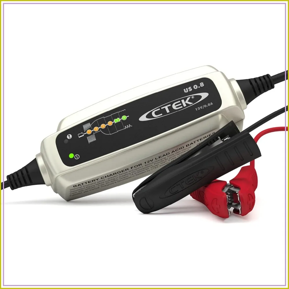 12V Fully Automatic 6 Step Smart Battery Charger for Motorcycles, ATVs, Lawnmowers
12V Fully Automatic 6 Step Smart Battery Charger for Motorcycles, ATVs, Lawnmowers