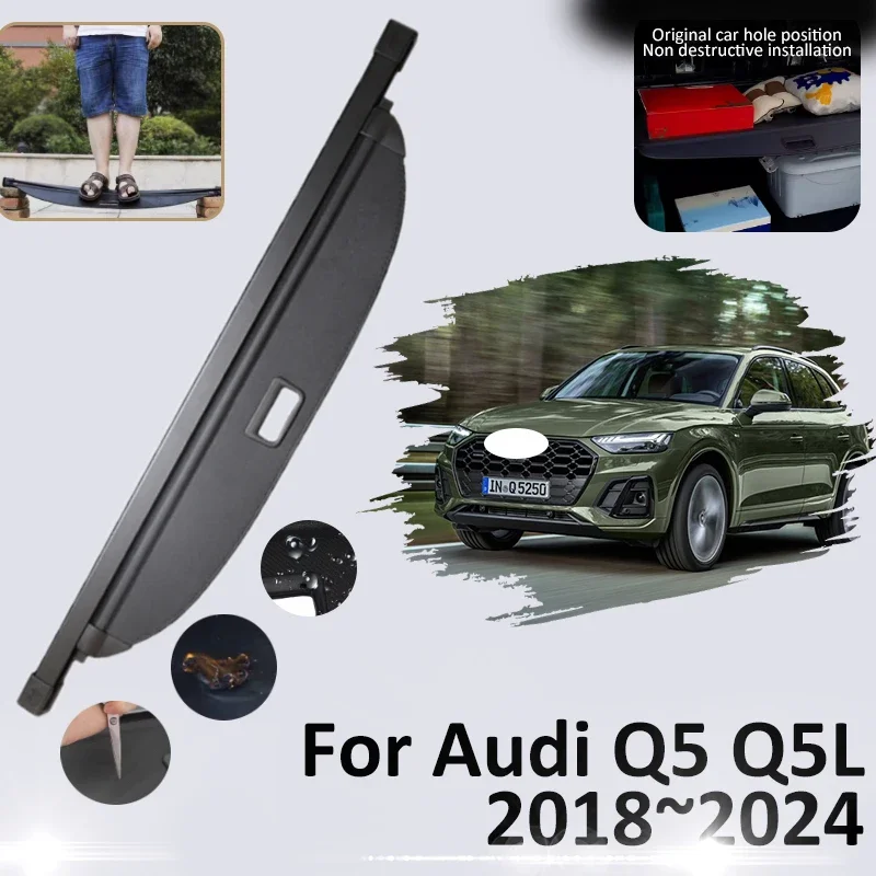 Крышка багажника автомобиля для Audi Q5 Q5L 2018 2019 2020 2021 2022 2023 2024 Автомобильный органайзер, выдвижной защитный щиток, автомобильные аксессуары
Крышка багажника автомобиля для Audi Q5 Q5L 2018 2019 2020 2021 2022 2023 2024 Автомобильный органайзер, выдвижной защитный щиток, автомобильные аксессуары