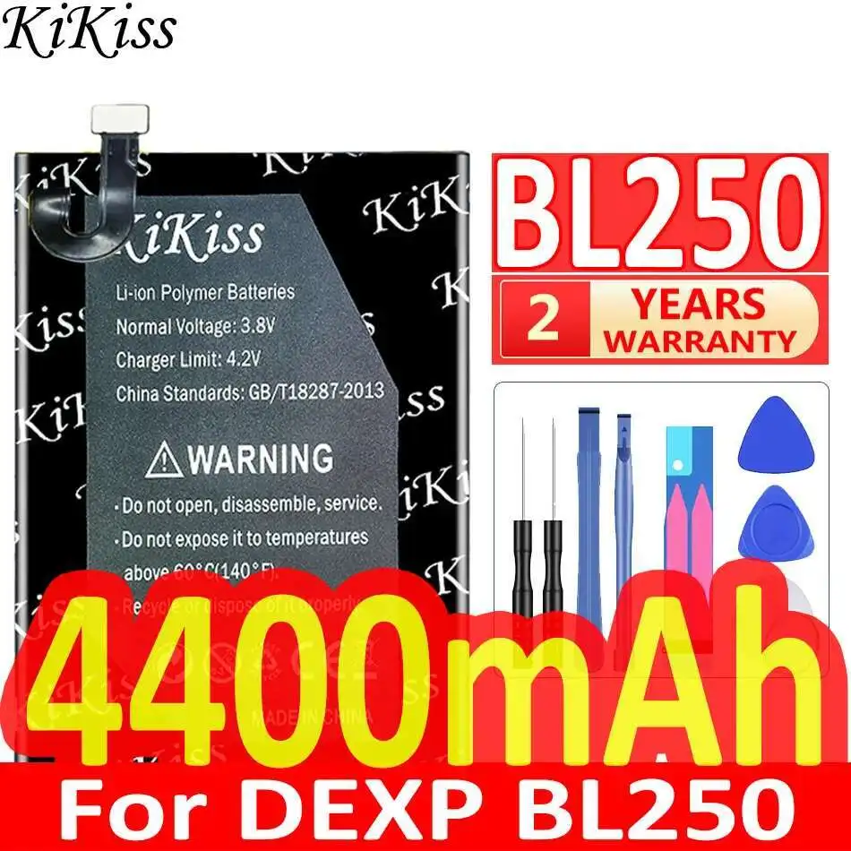 Mobile Phone Battery Reliable Power Supply 4400mAh Long Lasting For Dexp BL250 BL250 For
Mobile Phone Battery Reliable Power Supply 4400mAh Long Lasting For Dexp BL250 BL250 For