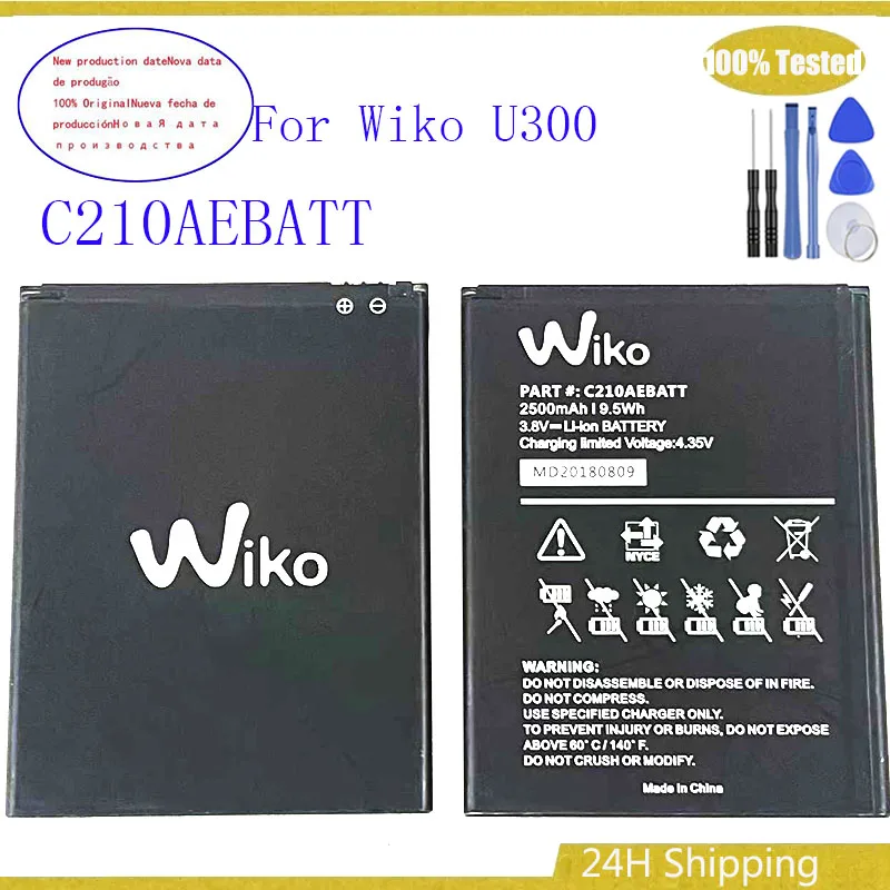 3.8V 2500mAh replacement battery For Wiko Wiko U300 C210AEBATT Mobile phone Batteries + Free Tools
3.8V 2500mAh replacement battery For Wiko Wiko U300 C210AEBATT Mobile phone Batteries + Free Tools