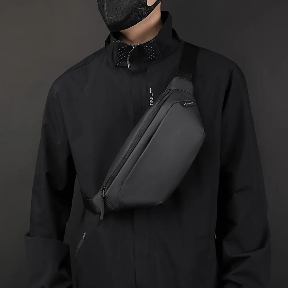 Waterproof Men Chest Bag Large Capacity Multi-Compartment Travel Fanny Pack Wear-resistant Nylon Shoulder Belt Bag Traveling
Waterproof Men Chest Bag Large Capacity Multi-Compartment Travel Fanny Pack Wear-resistant Nylon Shoulder Belt Bag Traveling
