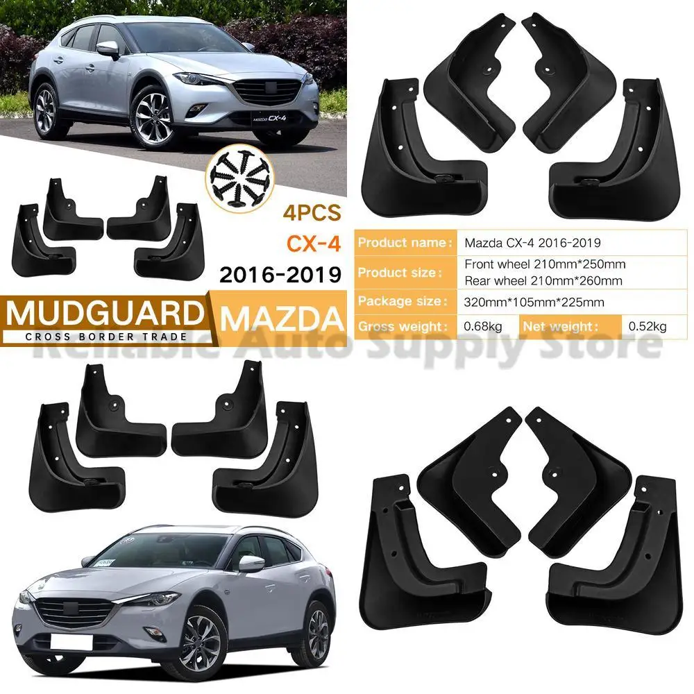 For Mazda CX-4 2016-2019 Mud Flaps Rubber Car Accessories Factory Wholesale High Quality Durable Auto Parts
For Mazda CX-4 2016-2019 Mud Flaps Rubber Car Accessories Factory Wholesale High Quality Durable Auto Parts