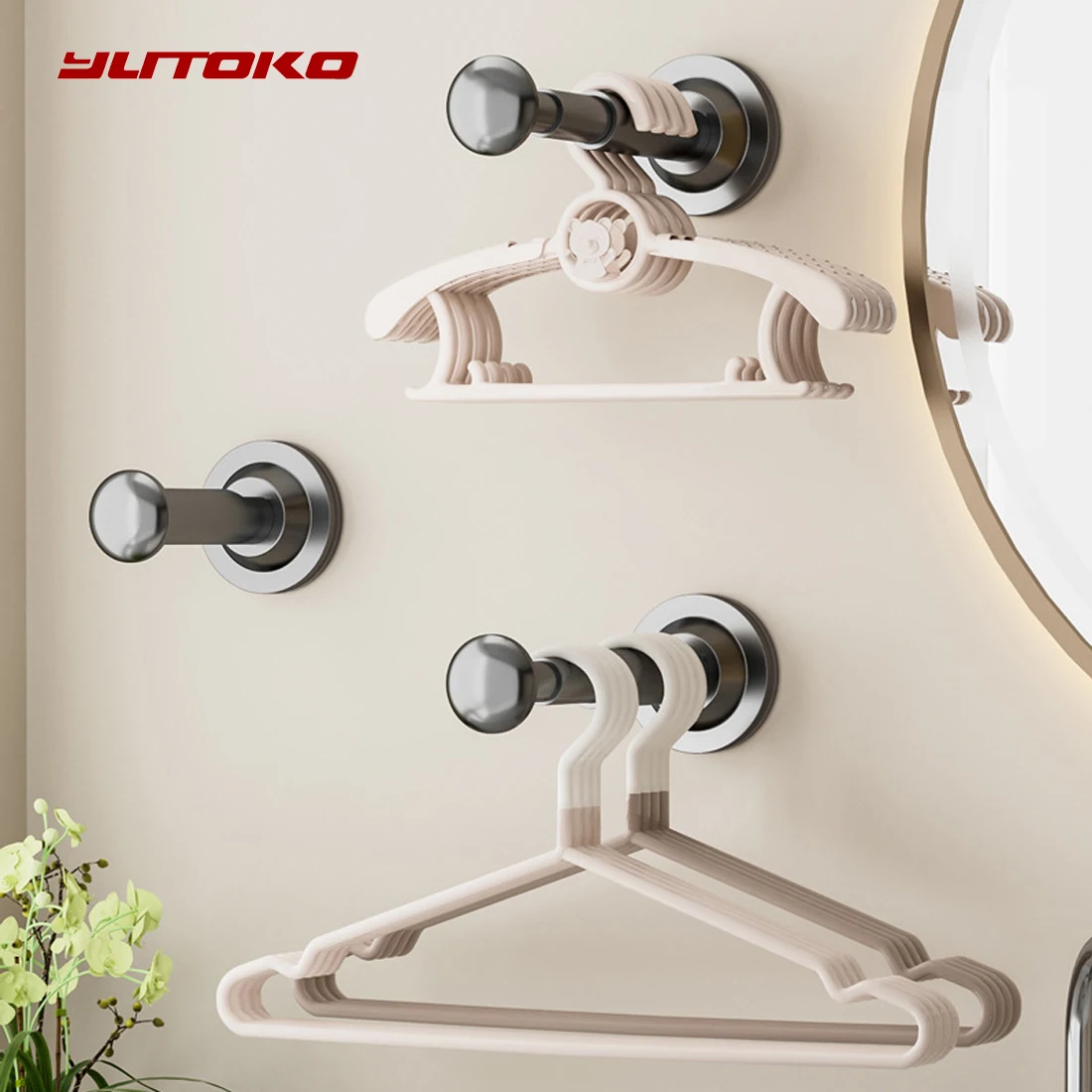 Clothes Hanging Hanger Storage Rack Suction Cup Installation Retractable and Adjustable Length Home Use Hanger Storage Container
Clothes Hanging Hanger Storage Rack Suction Cup Installation Retractable and Adjustable Length Home Use Hanger Storage Container